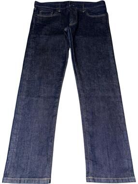32x28 Uniqlo Red Line Selvedge Japanese Denim Jeans Indigo Slim Straight Low Y2k